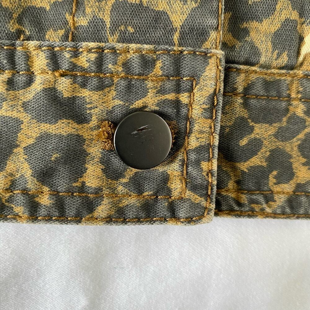 ATM Anthony Thomas Melillo Leopard Print Jacket Button Front Closure Luxe Small - Picture 7 of 11